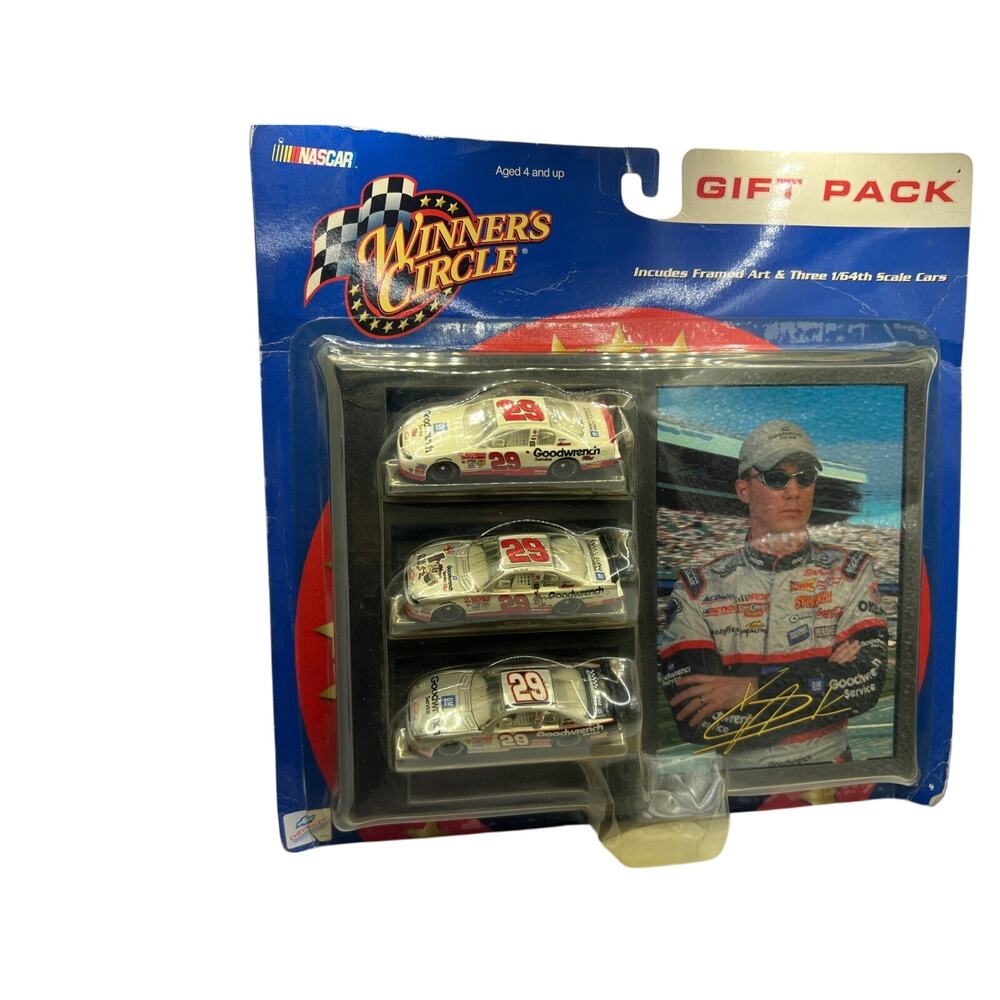 Winners Circle Kevin Harvick 29 Goodwrench 1/64 Diecast 3 Car Gift Pack Set 2002